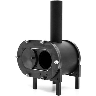 Landshop24 Räucherhaus Alpenofen Räucherofen aus Metall - Open Fire -, (1 St), Original Erzgebirge schwarz