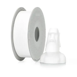 Bambu Lab PLA Matte 1KG, Elfenbeinweiß (mit Spule)
