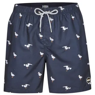 HAPPY SHORTS Badehose HAPPY SHORTS Herren Badeshorts Strandshorts Short Möwe Seagul S - XXL blau S