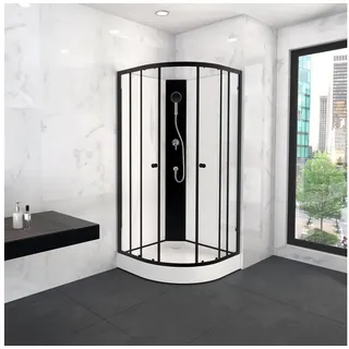 Aurlane Factory Komplettdusche 85 x 85 cm schwarz