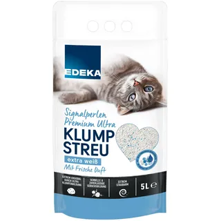 Edeka Signalperlen Premium Ultra Klumpstreu Katzenstreu 5 Liter Packung