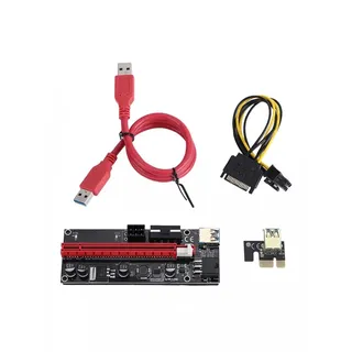 GRAUGEAR PCIe Riser Express Kits - 4 Stück