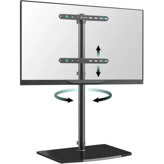 ONKRON Interner TV-Ständer 30-60 max. 41 kg, schwenkbar, Schwarz TS5065