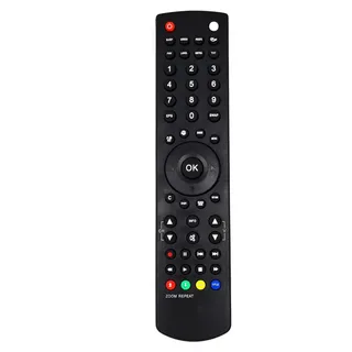 Ersatz Fernbedienung für BUSH TV BTVD31187S2 | DLED32165HDDVDS | LCD32T2HD  | - Schwarz