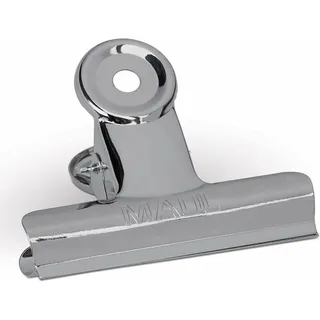 Maul Briefklemmer hellsilber 7,7 cm, 5 St.