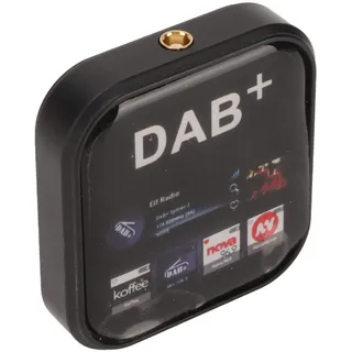DAB DAB + Radioempfänger USB-betriebener Tragbarer Digitalradio-Empfängeradapter mit Antenne für Android