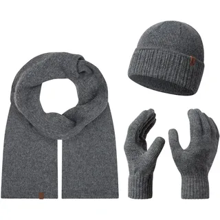 Rock Creek Schal Mütze Handschuhe Set Winterset