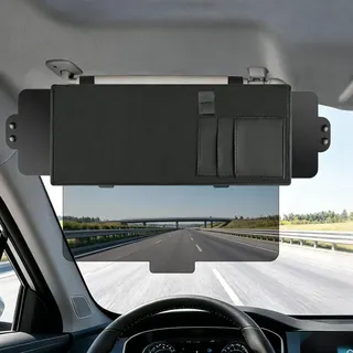 Sonnenblende Verlängerung Auto, Universelle Auto-Sonnenblende mit Polarisiertem Blendschutz, Für Nachtfahrten und Stadtverkehr, Ideal bei Gegenlicht und Schneereflexionen