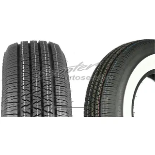 KONTIO 225/75 R14 102R Weißwandreifen Weißwand 70 mm (23⁄4\) Oldtimer, Whitepaw Classic 70MM WW Tl Sommerreifen