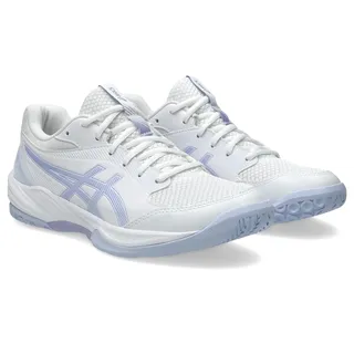 Asics Damen Handballschuhe GEL-TASK 4, Größe 42 in Grau WHITE/VAPOR