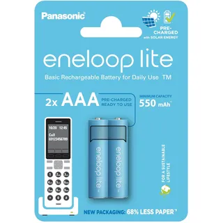 Panasonic eneloop lite Micro Akku Ni-MH 1,2V / 550mAh