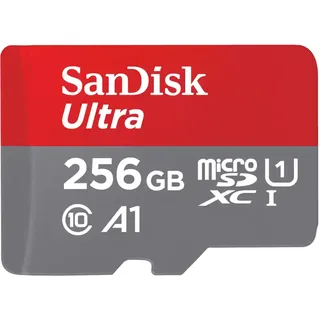 SanDisk Ultra microSD UHS-I U1 A1 150 MB/s + SD Adapter 256 GB