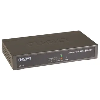 Planet 100/100 Mbps Ethernet (4-P LAN) to VDSL2 Bridge - 30a
