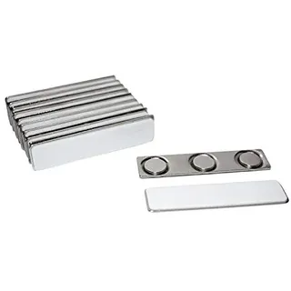 geo-versand 2 x Neodym Magnet Namensschild oder Dosen - klebend Extra stark mit Gegenstück