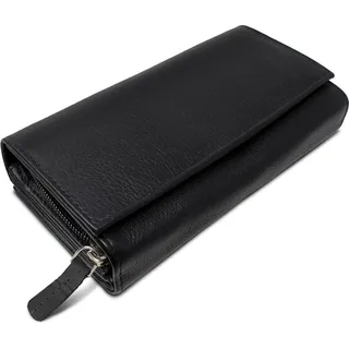 ROYALZ Orelia Vintage Geldbörse Damen Portemonnaie schwarz