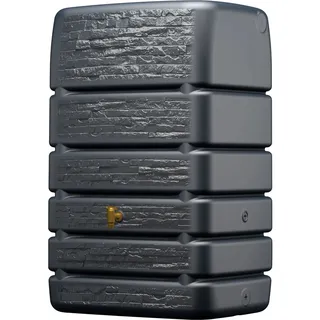 4rain Slim Stone Decor Regentonne 510 l graphite grey