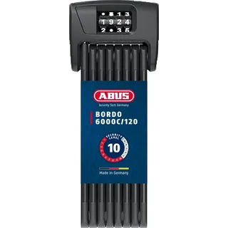 ABUS 6000C/120 Faltschloss Schwarz
