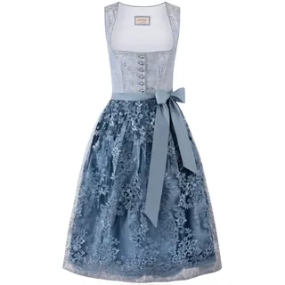 Stockerpoint Langes Dirndl "Sidonia" in rauchblau | Gr.: 44