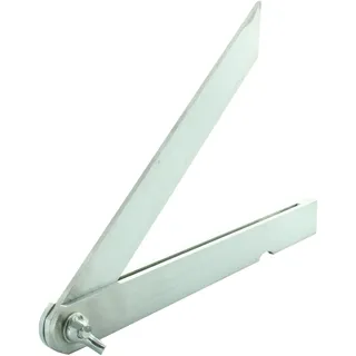 hedue® Stahlschmiege T715 - Winkelschmiege aus rostfreiem Stahl, Schmiege Winkelmesser 15 cm