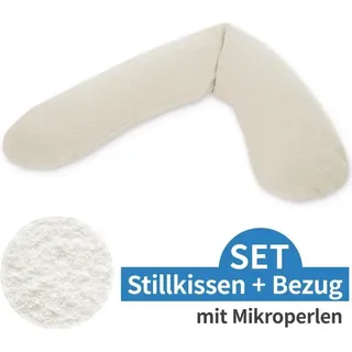 Mikroperlen Feinstrick creme