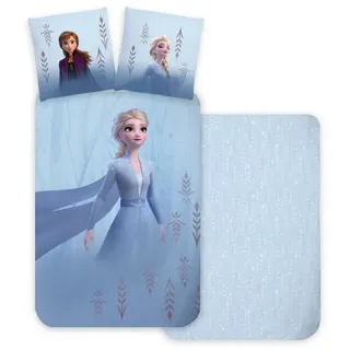 Disney Kinderbettwäsche Disney Eiskönigin Kinderbettwäsche 100x135 cm – Myself blau