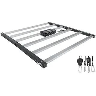 LUMii Black 720 W Vollspektrum Grow LED 6 Bar mit Nito Lampenaufhängung (720 W LED + VSG)