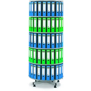 Gürkan Deskin Ordnerdrehsäule 203x80x200 cm grau