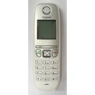 Gigaset Zusatzmobilteil A415H OHNE Ladeschale Weiss, nur für Gigaset A415 / A415A, zum Ersatz/Erweiterung