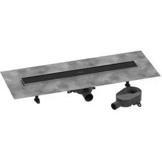 Hansgrohe RainDrain Go Komplettset Duschrinne 700 rückseitig befliesbar für Standard-/flache Installation, 56272670