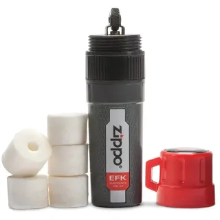 Zippo Notfall Feuerstarter Set Reibradanzünder Camping wasserdicht