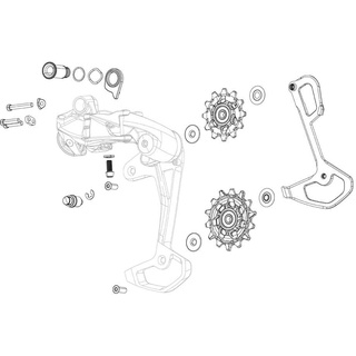 Sram Xx T-type Eagle Axs Stützradsystem - Black - One Size