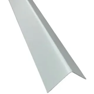 Winkelblech 2 m lang Zuschnitt 10 cm (Alu Weiß RAL 9010, Kantung 90/10mm)