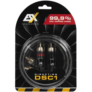 ESX Cinchkabel RCA-Stecker 1,0m (DSC1)