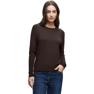 Street One Damen Pullover mit Knopfdetail - 42