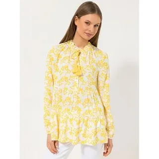 STEFFEN SCHRAUT Bluse, 1/1-Arm Quasten aus ECOVERO Viskose leger weit