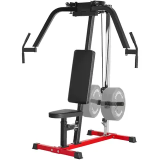 Vevor Butterfly Maschine Spezialmaschine (204 kg belastbar) für den Oberkörper für das Heim-Fitnessstudio, verstellbare Fitnessstation, für das Mu