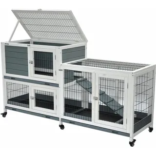 nanook shop Kleintierstall Leo 146 x 89 x 0 cm grau