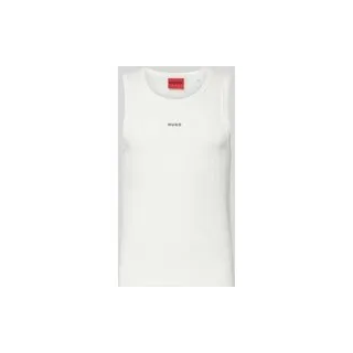 Slim Fit Tank Top aus Baumwoll-Mix Modell 'DAPOTA', Weiss, XL