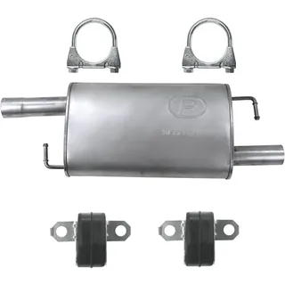 POLMOstrow Auspuff für VW Transporter T5 2003-2015 | Mitteltopf, Motoren: 2.5 TDI - 2.0 TDI - 2.0 TSI | Bus, Furgon