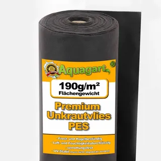 Aquagart Unkrautvlies 25m2 190g 1m breit