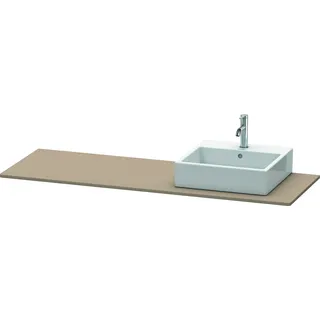Duravit Konsole XSquare 160x55x1,6cm, m 1 Ausschn, Beck. re, lei