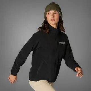 Adidas Multi Essentials Fleece Mit Durchgehendem Reißverschluss - Black - S