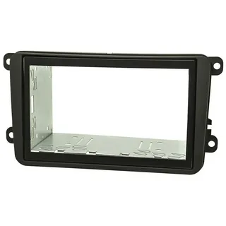 tomzz Audio 2457-015 Doppel DIN Radioblende Set kompatibel mit VW Golf 5 V 6 VI Touran Passat 3C Caddy EOS Skoda Octavia mit Einbaukit