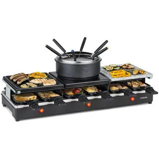 Klarstein Fonduelette XL 3-in-1 Raclette 1650W 12 Personen schwarz