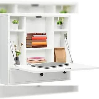 Costway Wandklapptisch 0 x 0 cm Weiß