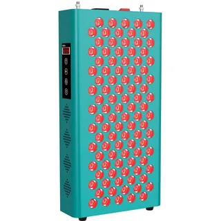 iTHERAU Rotlichtlampe für Körper Gesicht, 100-LEDs 500W Hochleistungs 660nm&850nm Red Light Therapy Panel mit Timer,Rotlichttherapiegerät Infrarotlampe für Erholung Verbessern Schlaf Schmerzlinderung