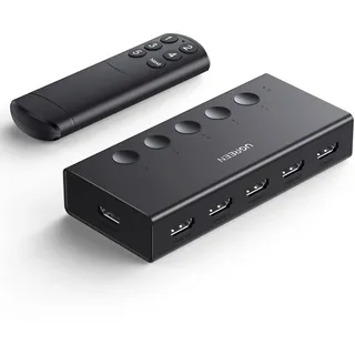 UGREEN HDMI Switch Ugreen 90512 5x1 HDMI 2.0 4K ABS Schwarz