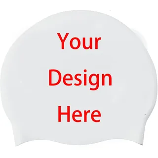 Benutzerdefinierte Badekappe mit Foto – Neuheit Personalisierte Badekappe Passend für langes und kurzes Haar, wasserdichte Silikon-Badekappen für Strand, Schwimmbad, Badekappen für Damen, Herren