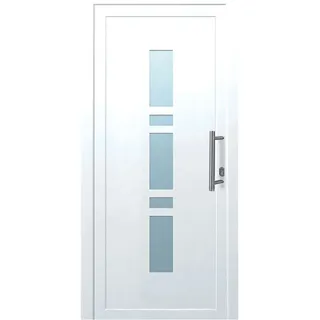 PANTO Kunststoff-Haustür K017 rechts 100 x 200 cm weiß