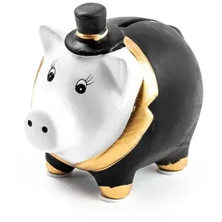 Spardose Bräutigam, Sparschwein, Hochzeit, Geldgeschenk, H ca.11cm